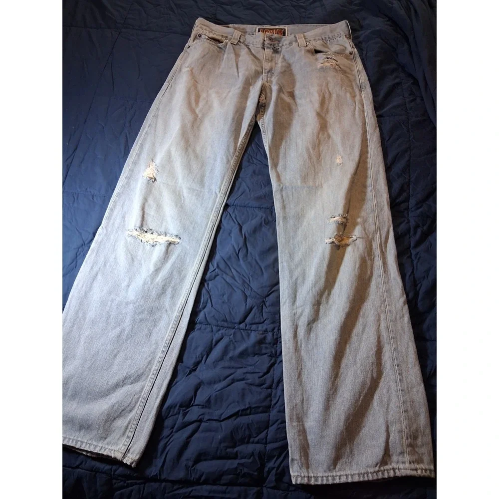 Vintage Levi's Jeans Mens 36 Blue Denim Cotton 549 Low Loose 36 X 36